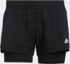 Adidas Performance Short PACER 3 STREPEN WOVEN TWO IN ONE online kopen