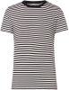 Selected Femme T shirts My Perfect Short Sleeve T Box Cut Stripe Zwart online kopen