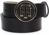 Tommy Hilfiger Women's leather belt , Zwart, Dames online kopen