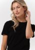 Selected Femme T shirts My Perfect Short Sleeve Tee Box Cut Zwart online kopen