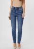 VERO MODA high waist straight fit jeans VMBRENDA medium blue denim online kopen