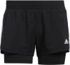 Adidas Performance Short PACER 3 STREPEN WOVEN TWO IN ONE online kopen