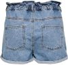 ONLY high waist straight fit jeans short ONLCUBA medium blue denim online kopen