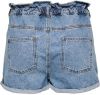 ONLY high waist straight fit jeans short ONLCUBA medium blue denim online kopen