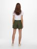 ONLY high waist straight fit short ONLVIVA groen online kopen