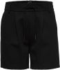 ONLY high waist straight fit short ONLPOPTRASH zwart online kopen