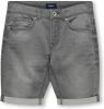 Only ! Jongens Bermuda -- Grijs Jeans online kopen