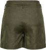 ONLY high waist straight fit short ONLVIVA groen online kopen