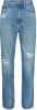 Tommy Hilfiger Nieuwe clic rechte jeans ww0ww35223 1A4 , Blauw, Dames online kopen