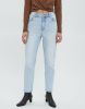 VERO MODA high waist straight fit jeans VMBRENDA light denim online kopen