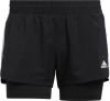 Adidas Performance Short PACER 3 STREPEN WOVEN TWO IN ONE online kopen